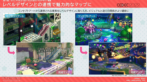 画像ギャラリー No.047のサムネイル画像 / ［CEDEC 2022］「星のカービィ ディスカバリー」の制作を，アートディレクションの視点で振り返る。カービィがまんまるだからこそ生まれた3D化の苦悩とは