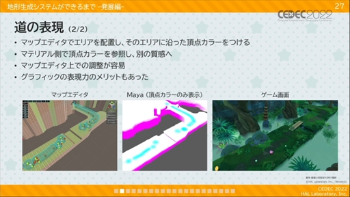 画像ギャラリー No.016のサムネイル画像 / ［CEDEC 2022］「星のカービィ　ディスカバリー」プロシージャル地形生成への取り組みが明かされたセッションレポート