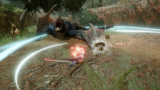 画像ギャラリー No.006のサムネイル画像 / 「モンスターハンターライズ:サンブレイク」,ランスと太刀の新アクションを解説する紹介映像を公開