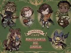 カプコンカフェ×「モンスターハンターライズ：サンブレイク」で販売するグッズの情報を公開。一部グッズは「カプとれ」に登場予定