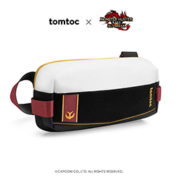 画像ギャラリー No.015のサムネイル画像 / おいしそうな「こんがり肉」のボディバッグが登場。デジタル機器保護ケースブランド「tomtoc」，「モンスターハンター」コラボ商品を発売
