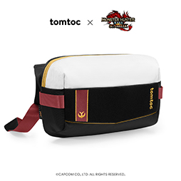 画像ギャラリー No.016のサムネイル画像 / おいしそうな「こんがり肉」のボディバッグが登場。デジタル機器保護ケースブランド「tomtoc」，「モンスターハンター」コラボ商品を発売