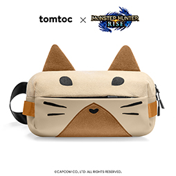 画像ギャラリー No.020のサムネイル画像 / おいしそうな「こんがり肉」のボディバッグが登場。デジタル機器保護ケースブランド「tomtoc」，「モンスターハンター」コラボ商品を発売