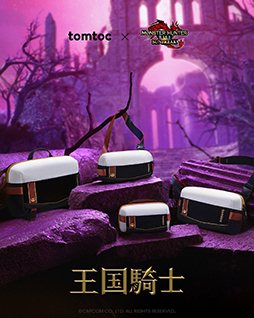 画像ギャラリー No.023のサムネイル画像 / おいしそうな「こんがり肉」のボディバッグが登場。デジタル機器保護ケースブランド「tomtoc」，「モンスターハンター」コラボ商品を発売