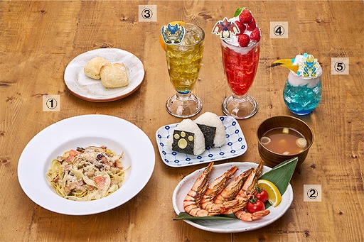 画像ギャラリー No.006のサムネイル画像 / 「カプコンカフェ」，モンハン20周年コラボメニューを公開。パッパラパスタやハンター飯など，お馴染みの料理をイメージしたメニューが登場