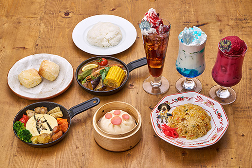 画像ギャラリー No.001のサムネイル画像 / カプコンカフェのモンハン20周年記念コラボ,5月24日から販売する後半メニューを公開。モガの村の食材をイメージしたシーフードカレーなどが登場