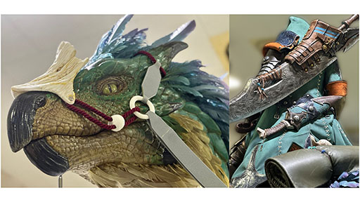 画像ギャラリー No.010のサムネイル画像 / 「モンスターハンター20周年-大狩猟展-」,会場内の展示にフォーカスした映像が公開に。記念グッズやカフェの詳細も掲載