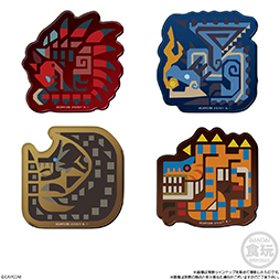 画像ギャラリー No.001のサムネイル画像 / 「モンスターハンター」より，アクリル製のマグネットが登場。歴代モンスターのアイコンを使用した全22種
