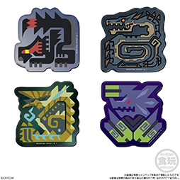 画像ギャラリー No.002のサムネイル画像 / 「モンスターハンター」より，アクリル製のマグネットが登場。歴代モンスターのアイコンを使用した全22種