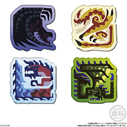 画像ギャラリー No.003のサムネイル画像 / 「モンスターハンター」より，アクリル製のマグネットが登場。歴代モンスターのアイコンを使用した全22種