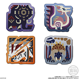 画像ギャラリー No.004のサムネイル画像 / 「モンスターハンター」より，アクリル製のマグネットが登場。歴代モンスターのアイコンを使用した全22種