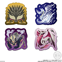 画像ギャラリー No.005のサムネイル画像 / 「モンスターハンター」より，アクリル製のマグネットが登場。歴代モンスターのアイコンを使用した全22種