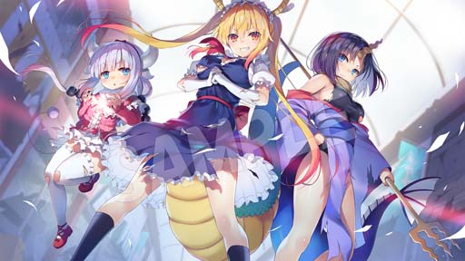 画像ギャラリー No.004のサムネイル画像 / PS4/Switch「小林さんちのメイドラゴン 炸裂!!ちょろゴン☆ブレス」の予約受付開始。店舗購入特典が公開に
