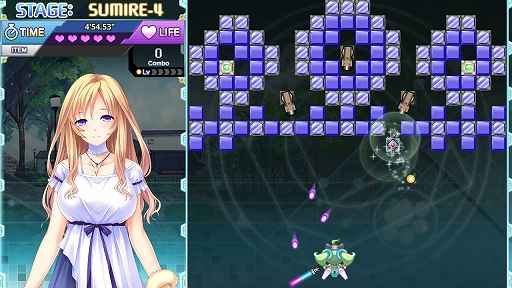 画像ギャラリー No.003のサムネイル画像 / 「Pretty Girls Breakout!」が本日配信。7人の女性キャラが登場する“バッティングアクション型ブロック崩しゲーム”