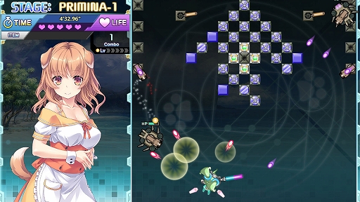 画像ギャラリー No.005のサムネイル画像 / 「Pretty Girls Breakout!」が本日配信。7人の女性キャラが登場する“バッティングアクション型ブロック崩しゲーム”