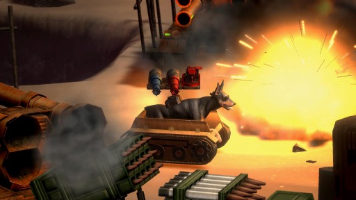 画像ギャラリー No.002のサムネイル画像 / 「METAL DOGS」にシリーズ伝統の乗り物風装備“ポチタンク”が登場。店舗別のオリジナル特典やパッケージ限定版の情報を公開