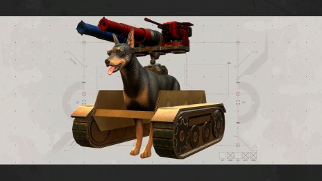 画像ギャラリー No.018のサムネイル画像 / 「METAL DOGS」にシリーズ伝統の乗り物風装備“ポチタンク”が登場。店舗別のオリジナル特典やパッケージ限定版の情報を公開