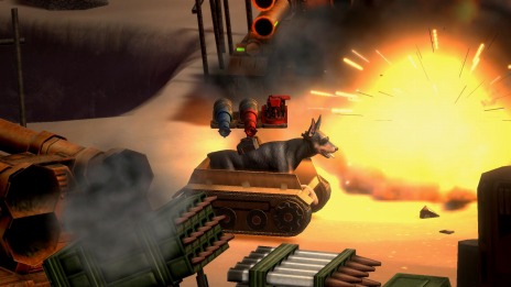 画像ギャラリー No.019のサムネイル画像 / 「METAL DOGS」にシリーズ伝統の乗り物風装備“ポチタンク”が登場。店舗別のオリジナル特典やパッケージ限定版の情報を公開