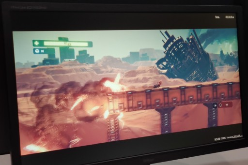 画像ギャラリー No.013のサムネイル画像 / ［TGS 2021］ハイスピードな連続アクションが楽しめる，「Soda Crisis」の試遊レポートを掲載。敵の弾幕やトラップをかいくぐりながら進む，軽快なベルトスクロールアクション