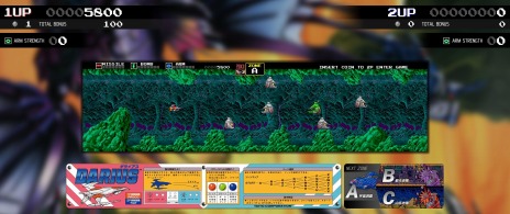 画像ギャラリー No.007のサムネイル画像 / PC版「ダライアス コズミックコレクション アーケード」がSteamで配信開始に。ウルトラワイドモニターの出力に対応