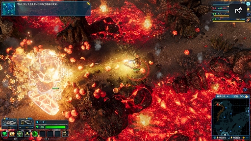 画像ギャラリー No.029のサムネイル画像 / PS5版「The Riftbreaker」プレイレポート。メカアクション，惑星探索，基地建設，タワーディフェンスを融合し，“おいしいとこ取り”したRTS