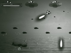 ［TGS 2021］1950年代のSF映画のようなモノクロの世界観が特徴。宇宙人との戦いがテーマの横スクロールシューティング「Squadron 51」