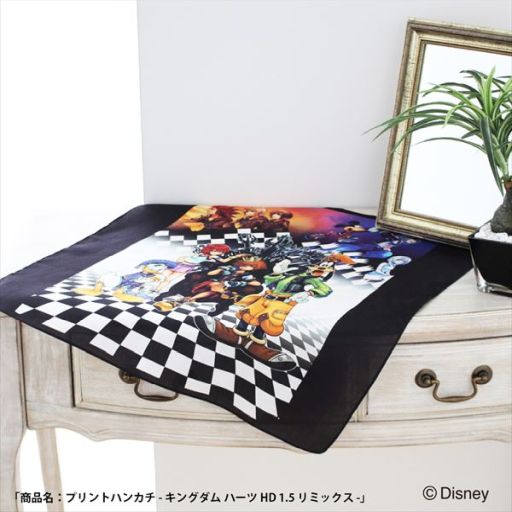 画像ギャラリー No.002のサムネイル画像 / 「KINGDOM HEARTS」シリーズのイラストハンカチが発売決定