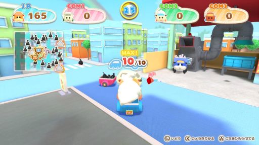 画像ギャラリー No.021のサムネイル画像 / 「PUI PUI モルカー Let’s!モルカーパーティー!」を紹介。ニンジン食べ放題を目指すモルカーたちとミニゲームに挑戦