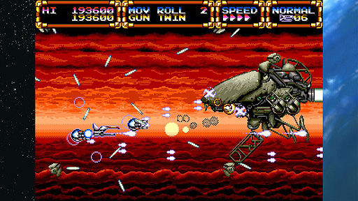 画像ギャラリー No.002のサムネイル画像 / Switch向け「Gley Lancer」（グレイランサー）の国内配信が本日スタート。1992年のメガドライブ向けSTGが現行のコンシューマ機で登場