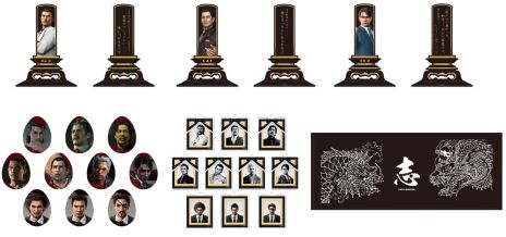画像ギャラリー No.007のサムネイル画像 / 散った男たちの葬儀や慰霊碑を巡る展覧会「龍が如く 散った男たち展」を東京・池袋で12月30日から開催。好きなキャラへの献花もできる