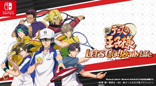 画像ギャラリー No.002のサムネイル画像 / Switch「新テニスの王子様 LET’S GO!! 〜Daily Life〜 from RisingBeat」本日発売。350以上の新規ストーリーをフルボイスで収録