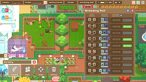 画像ギャラリー No.004のサムネイル画像 / 動物園運営シム「Let's Build a Zoo」が11月5日に日本語対応でリリース。異なる動物を掛け合わせて30万種にも及ぶ珍獣作りを楽しめる