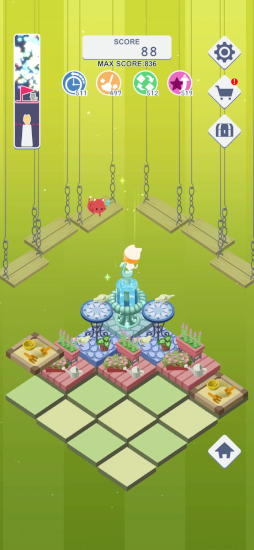 画像ギャラリー No.001のサムネイル画像 / パズルゲームアプリ「迷い猫の冒険 -Stray Cat Towers-」が配信開始