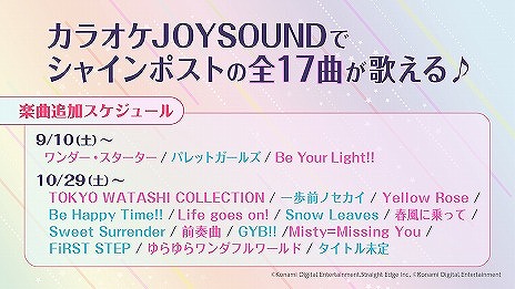 画像ギャラリー No.011のサムネイル画像 / ［TGS2022］「シャインポスト Be Your アイドル！」，新ユニット“ひまわりシンフォニー”のキャスト情報を公開。ゲームには実在のイベント会場も登場