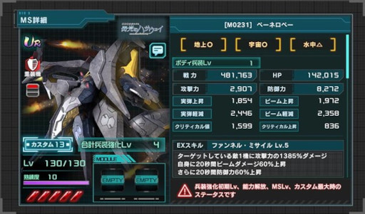 画像ギャラリー No.002のサムネイル画像 / 「機動戦士ガンダム U.C. ENGAGE」“UR [M0231] ペーネロペー”と“UR[C0177] レーン・エイム”が登場する“極限定ガシャ”を開催中