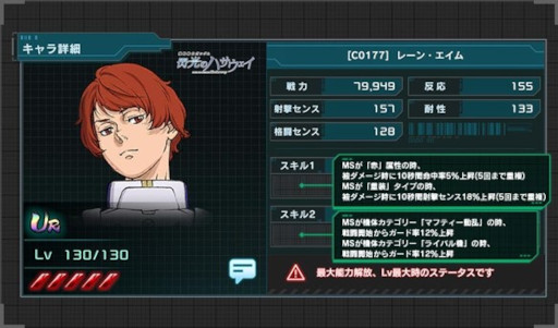 画像ギャラリー No.003のサムネイル画像 / 「機動戦士ガンダム U.C. ENGAGE」“UR [M0231] ペーネロペー”と“UR[C0177] レーン・エイム”が登場する“極限定ガシャ”を開催中