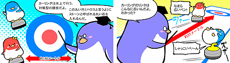 画像ギャラリー No.004のサムネイル画像 / Switch「みんなのカーリング」,カーリング用語集などを掲載した公式サイトと,楽しく学べる4コママンガを公開