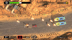画像ギャラリー No.007のサムネイル画像 / トイボックス，「Gearshifters」（Switch/PS4）の国内配信を本日スタート。運び屋となって危険な任務に挑むカーレース・バトルSTG