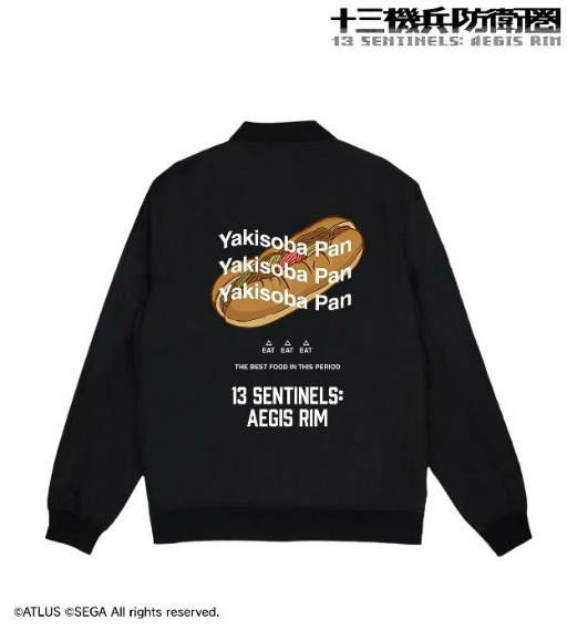 画像ギャラリー No.002のサムネイル画像 / 「十三機兵防衛圏」焼きそばパンTシャツやウォールステッカーが予約受付中