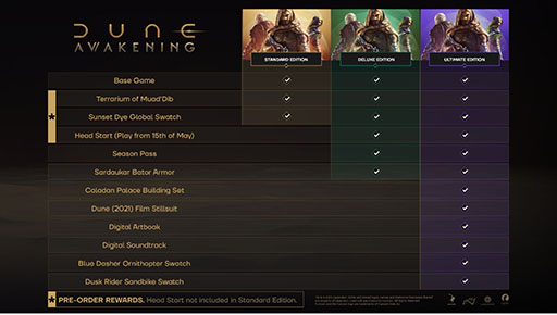 画像ギャラリー No.002のサムネイル画像 / 「Dune: Awakening」,PC版の予約購入をSteamで開始。推奨スペックや楽曲制作の舞台裏に迫る映像も公開に