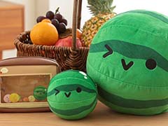 「スイカゲーム」フロートポーチ，ぬいぐるみポーチ，BIGクッションのアイテム付きブック，4月24日発売。予約を受付中