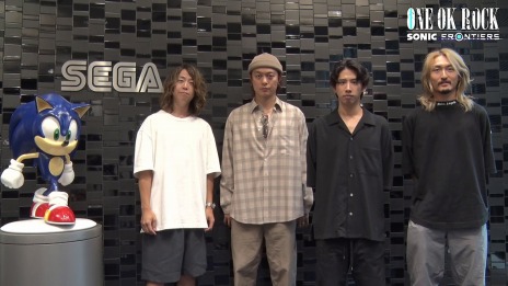 画像ギャラリー No.003のサムネイル画像 / 「ソニックフロンティア」のEDテーマにONE OK ROCKの新曲“Vandalize”が決定。スペシャルインタビュー動画を公開
