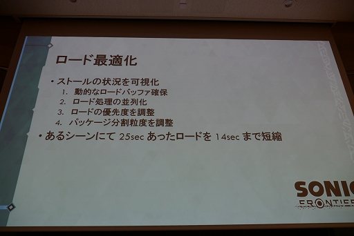 画像ギャラリー No.021のサムネイル画像 / ［CEDEC+KYUSHU］「『ソニックフロンティア』においてオープンゾーン実現に向けて取り組んだこと」講演レポート