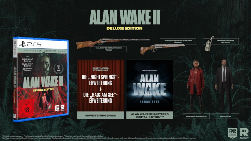 画像ギャラリー No.007のサムネイル画像 / 「Alan Wake 2」のPS5用パッケージ版が10月22日に発売決定。デラックスエディションの内容に加えて，第1作のリマスター版もセットに
