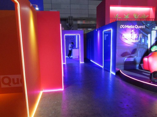 画像ギャラリー No.009のサムネイル画像 / ［TGS2022］“Meta Quest 2”ブースレポート。「Among Us VR」一色に染まったブースでは，クルーたちと写真を撮れるフォトスポットも