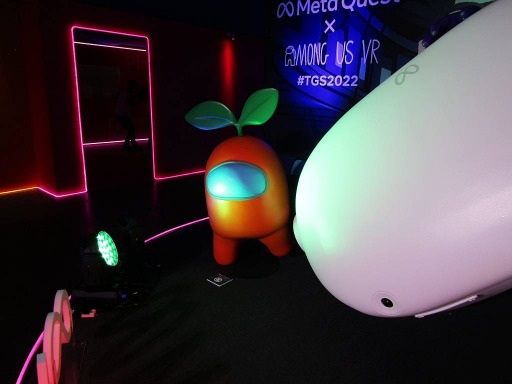 画像ギャラリー No.012のサムネイル画像 / ［TGS2022］“Meta Quest 2”ブースレポート。「Among Us VR」一色に染まったブースでは，クルーたちと写真を撮れるフォトスポットも