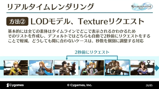 画像ギャラリー No.011のサムネイル画像 / すべては“面白い”の一言のために。「『GRANBLUE FANTASY: Relink』最高の『没入感』を実現するカットシーン制作手法とそれを支える技術」レポート［CEDEC 2024］