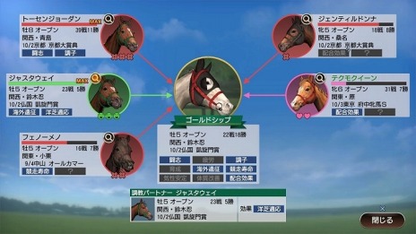 画像ギャラリー No.008のサムネイル画像 / 「Winning Post 9 2022」の新システム“優駿の絆”の詳細が公開に。新配合理論や新キャラクター，2022年対応データを追加