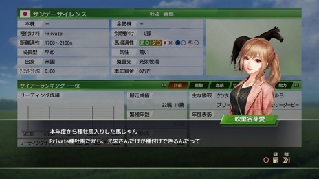 画像ギャラリー No.016のサムネイル画像 / 「Winning Post 9 2022」の新システム“優駿の絆”の詳細が公開に。新配合理論や新キャラクター，2022年対応データを追加