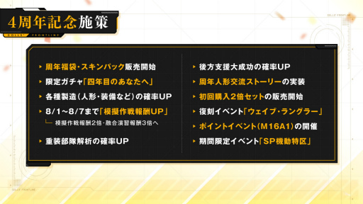 画像ギャラリー No.003のサムネイル画像 / ドルフロ4周年特番まとめ。新作「ニューラルクラウド」も発表――シリーズ世界の過去に迫るサイバーシミュレーション